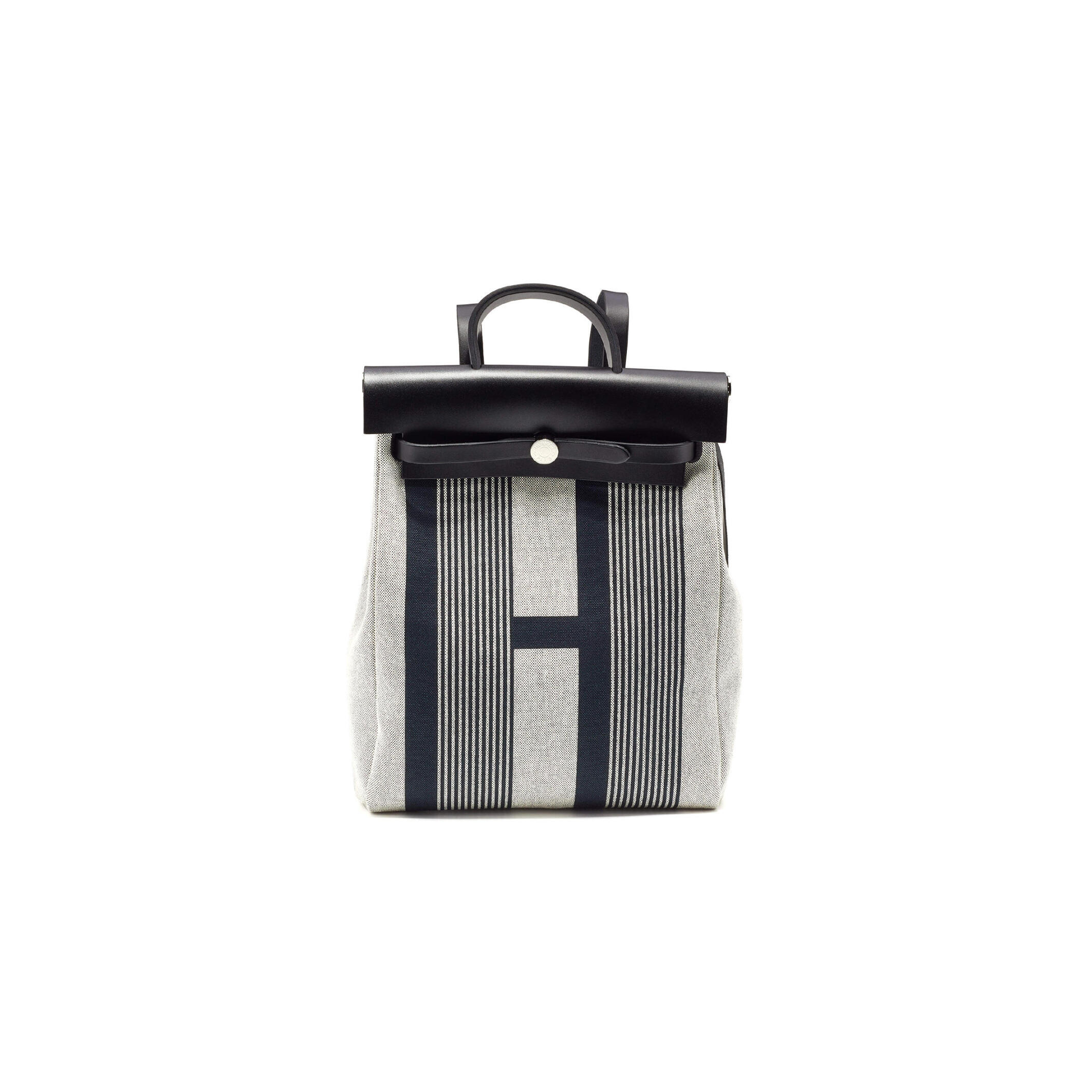 HERMÈS HERBAG A DOS ZIP BACKPACK CANVAS AND LEATHER H080303CKA0 (38*29*11cm)